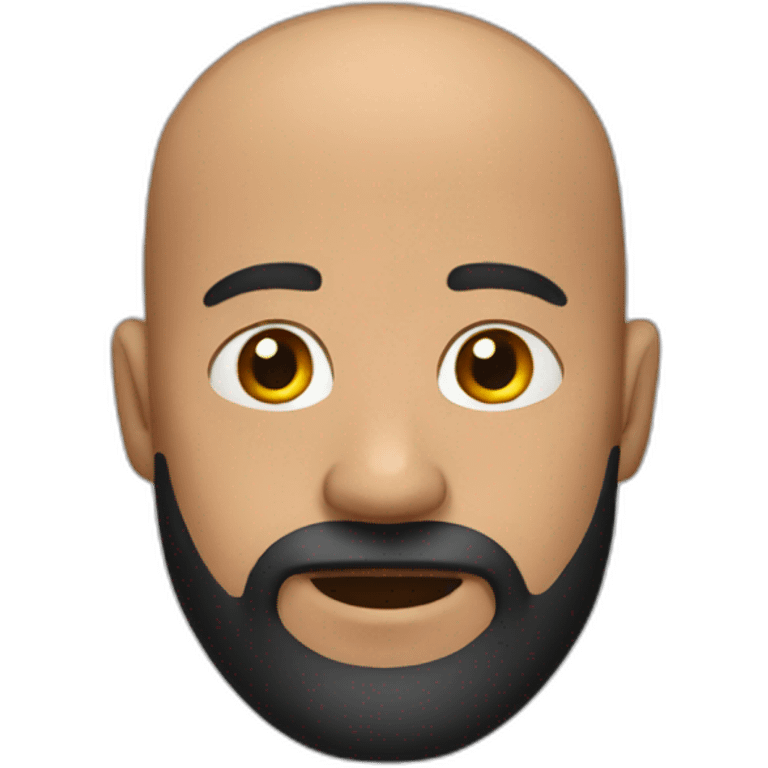 bald bearded red and black flannel emoji