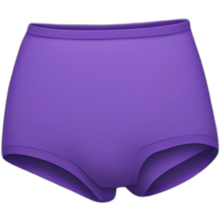 Purple pair of underpants emoji