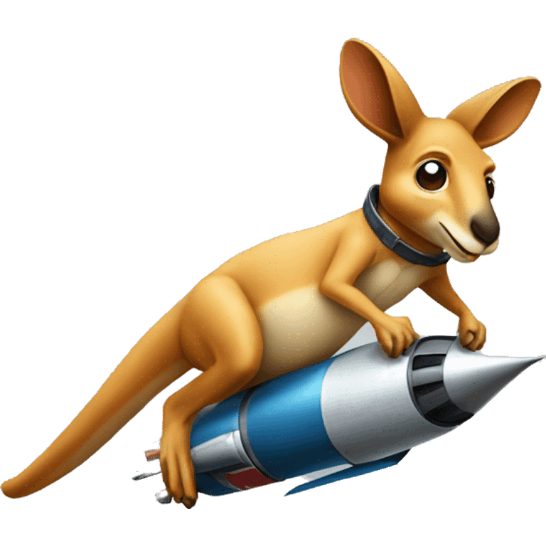  kangaroo ride rocket emoji