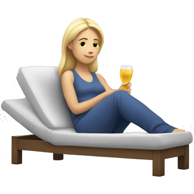 cAUCASIAN WOMAN RELAXING emoji