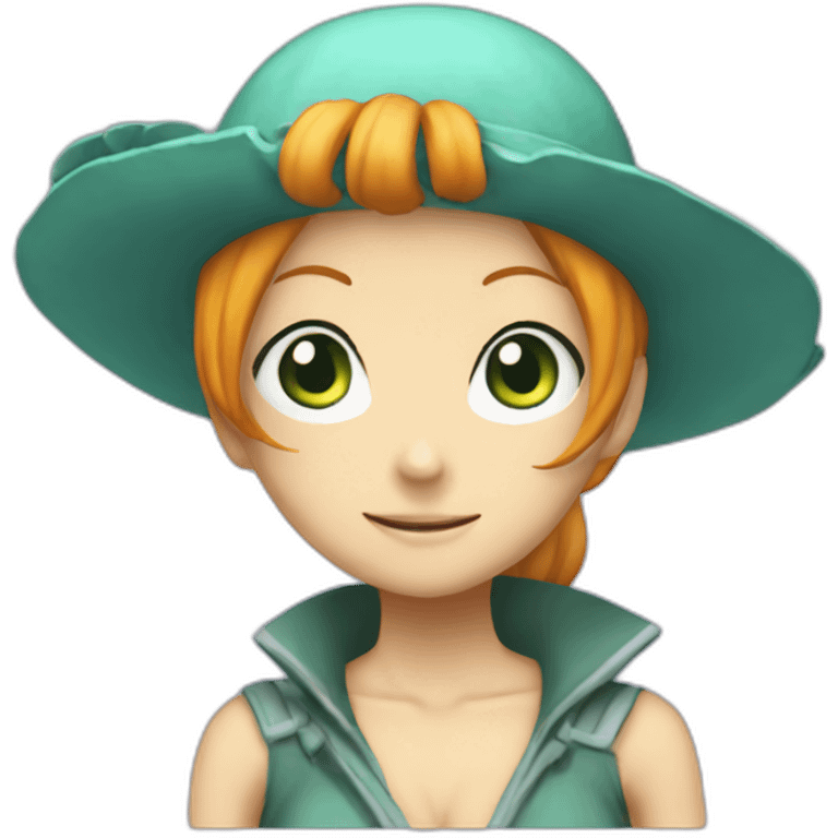 One Piece nami emoji