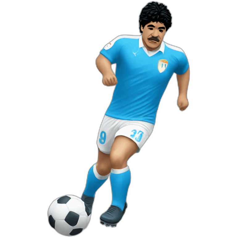 Maradona maglia napoli emoji