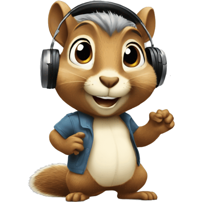 dj squirrel emoji