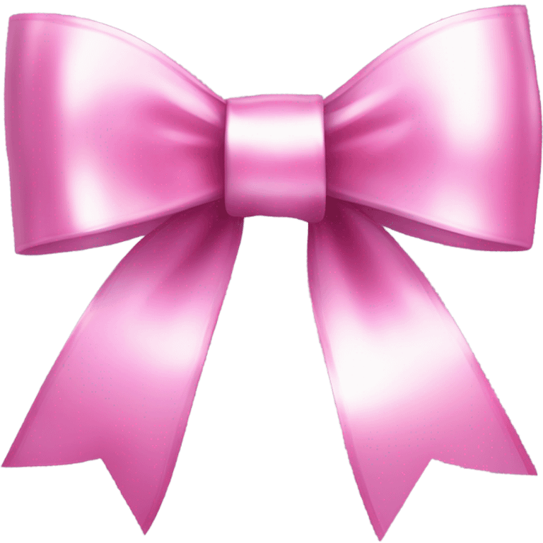 Shimmering pink bow  emoji