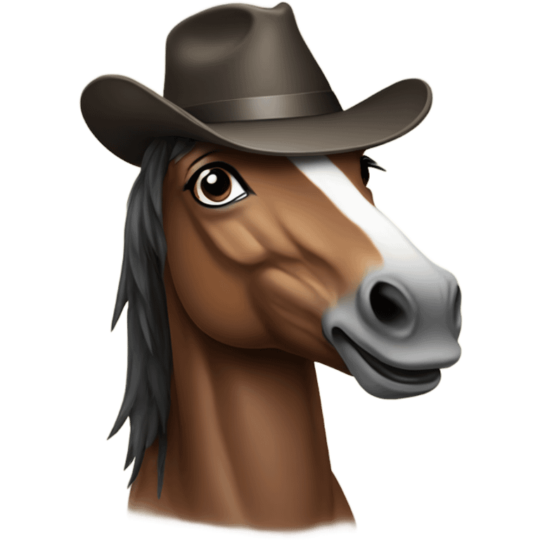 Horse With Hat emoji