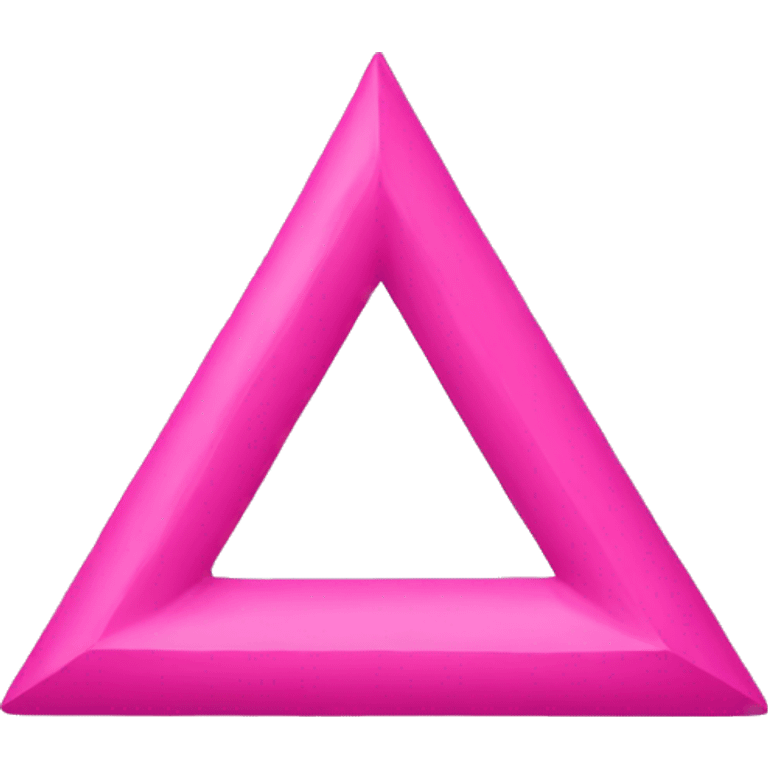 Pink triangle  emoji