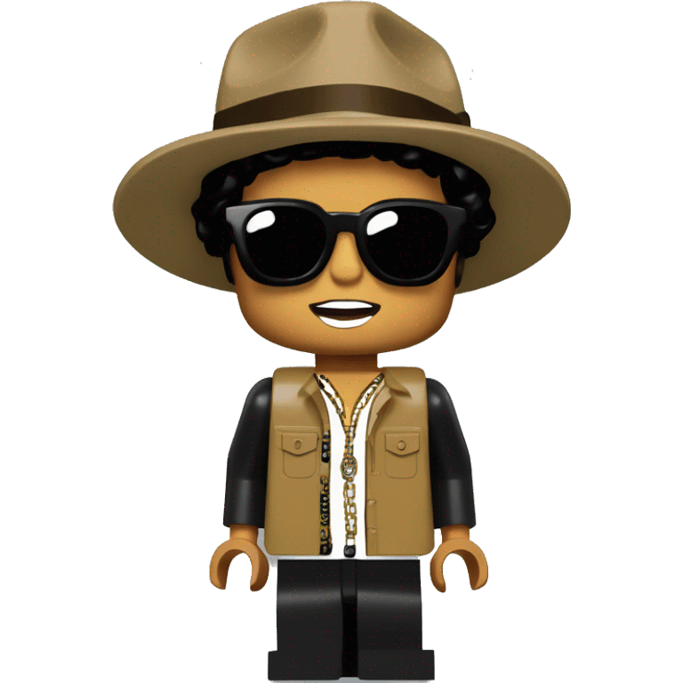 BRUNO MARS lego full body emoji