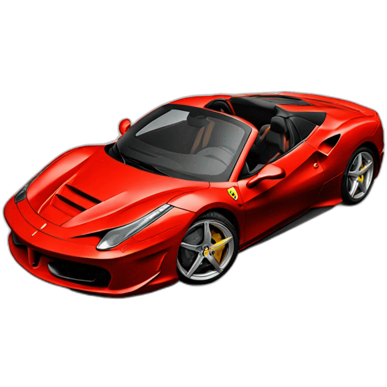 Ferrari rojo emoji