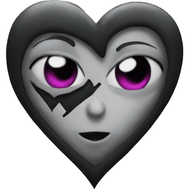 gothic heart  emoji