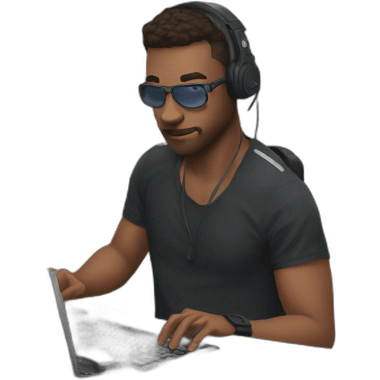 matt playing csgo on a track pad emoji