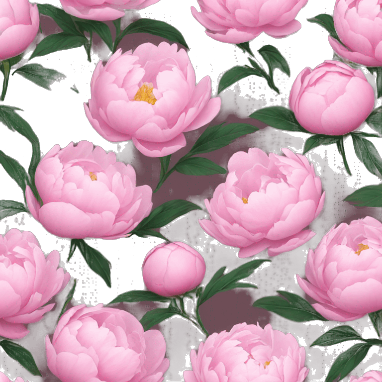 Peonies emoji