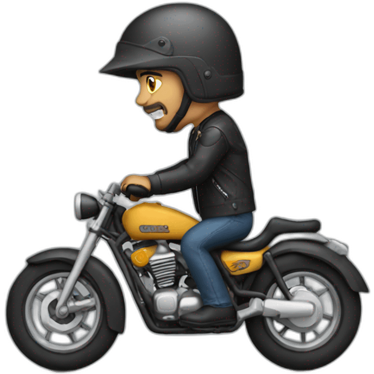 Biker custom emoji