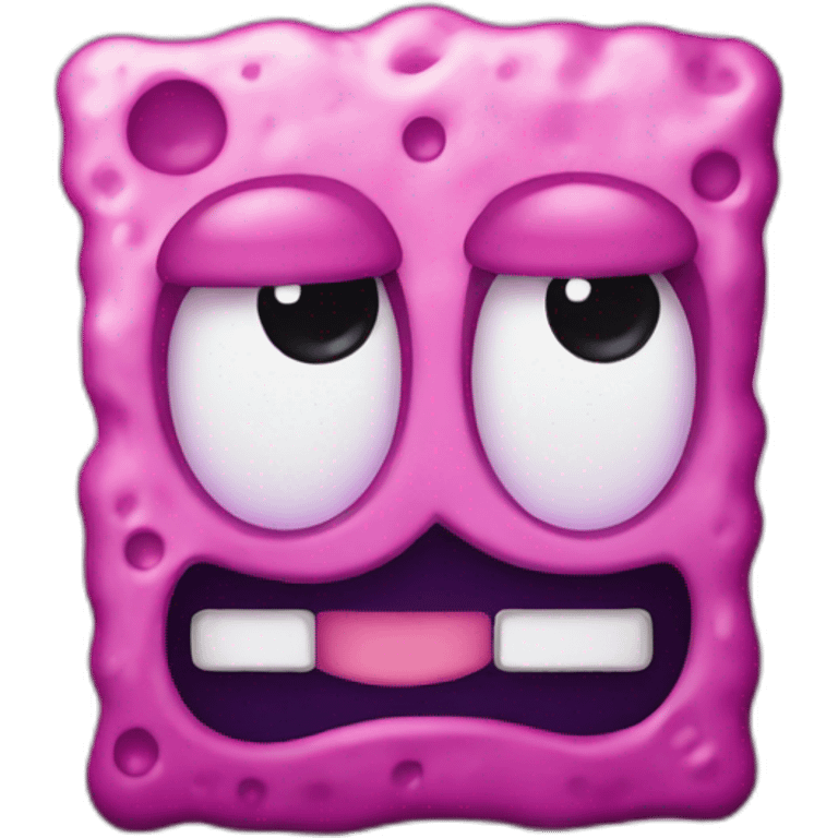 gradiant pink/purple-spongebob emoji