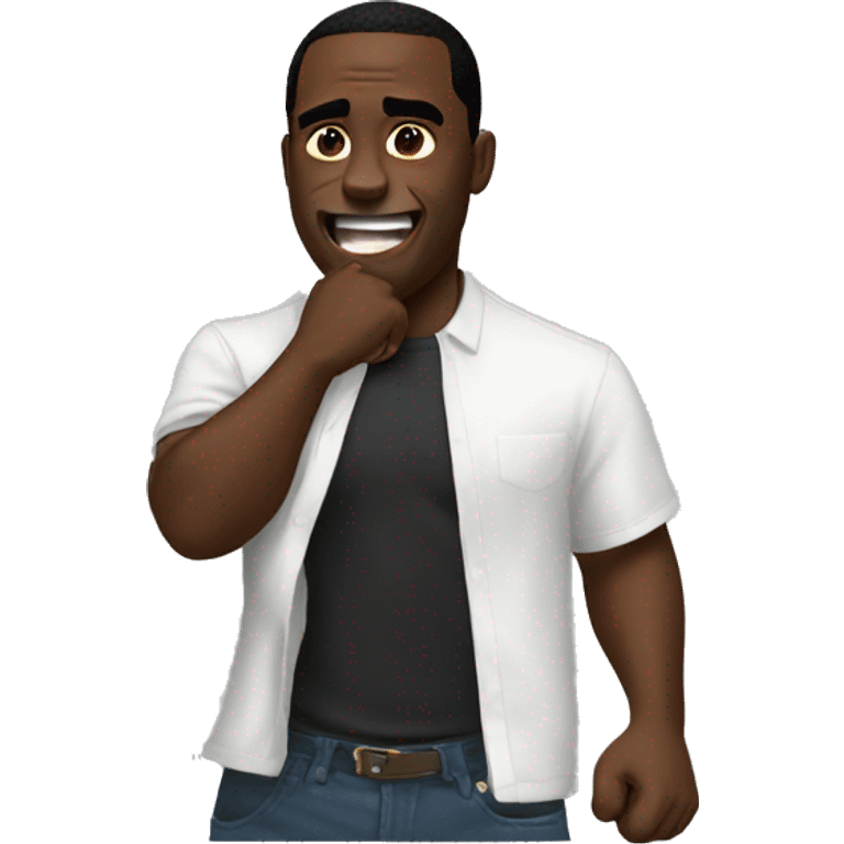 diddy hitting the griddy emoji