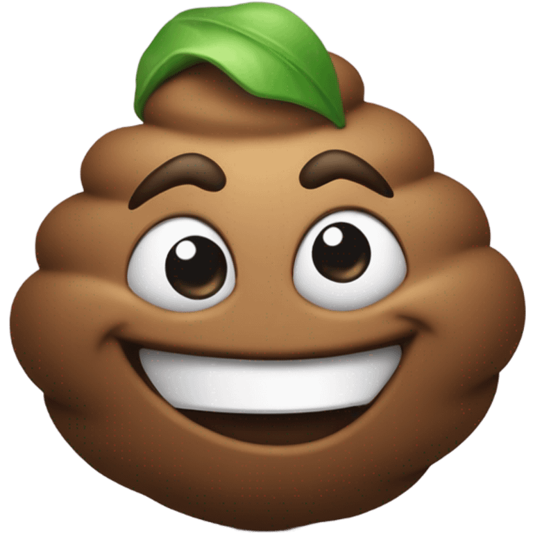 Defending a piece of poop emoji emoji