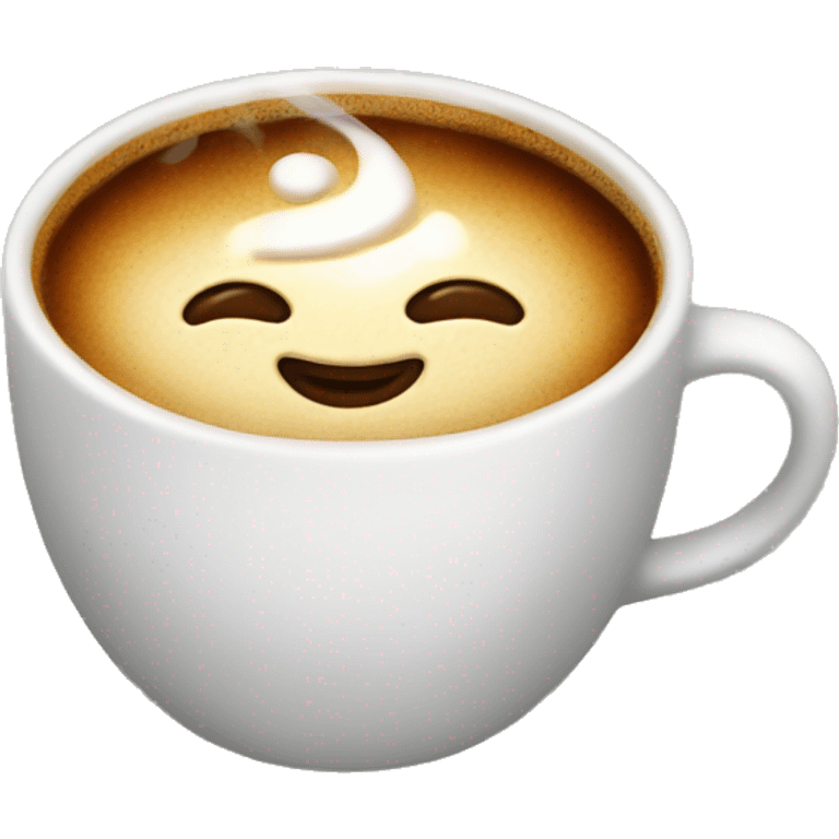 Christmas coffee emoji