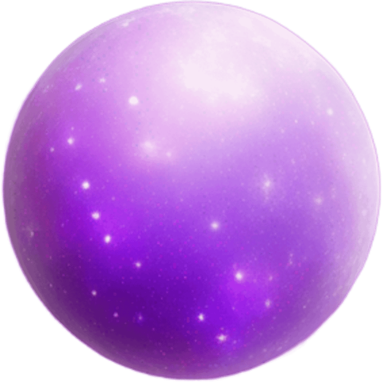 sparkling galaxy with moon and stars in purple shades emoji