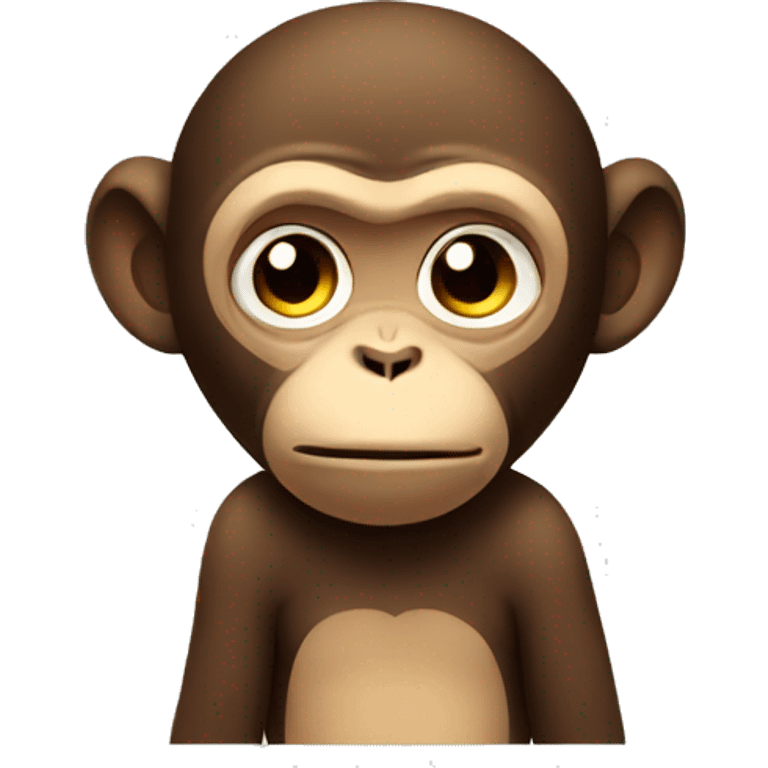 Sad monkey  emoji