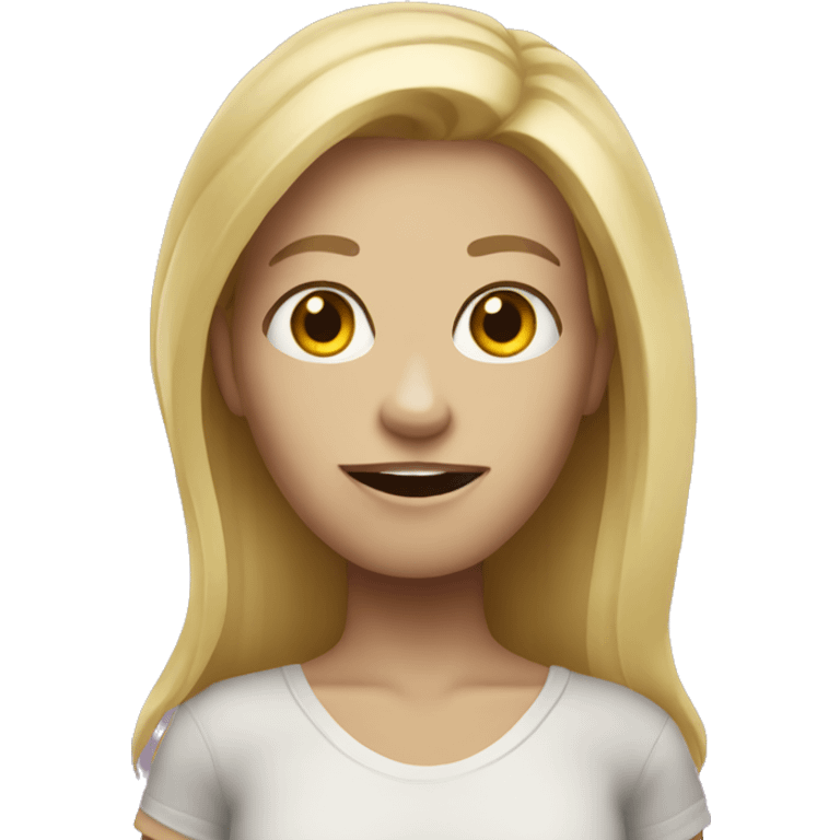 Blonde zomie emoji