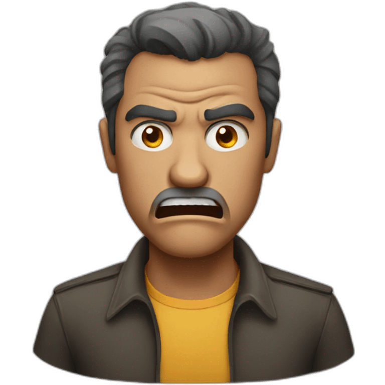 angry man emoji