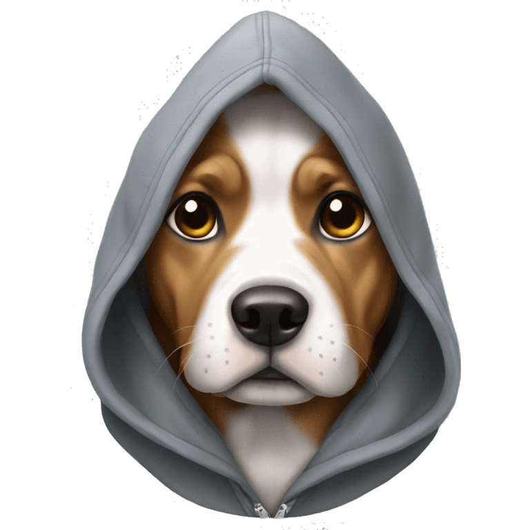 dog with hoodie  emoji