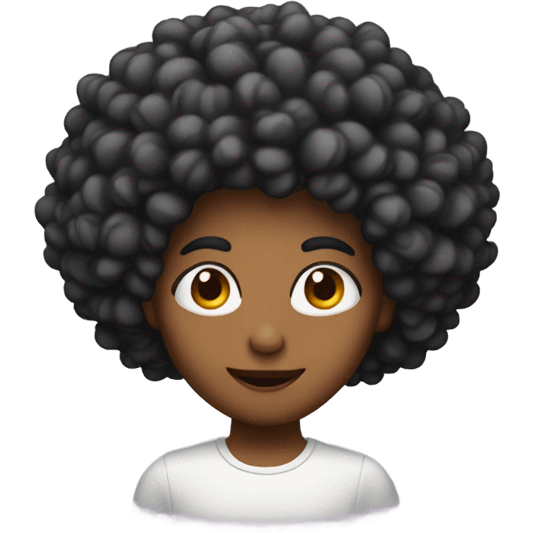 Cherry spy with an Afro  emoji