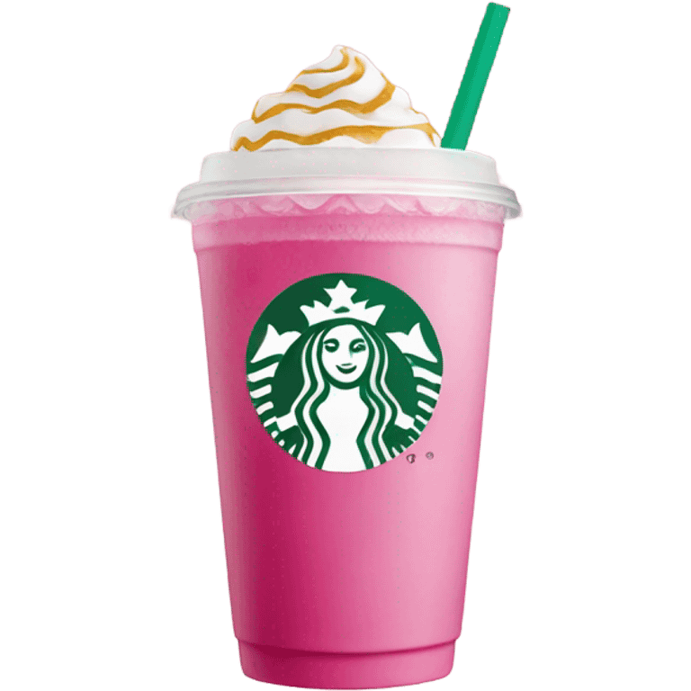 Pink drink Starbucks emoji