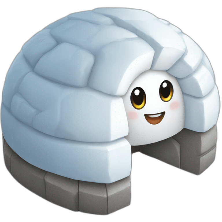 igloo hands shake emoji