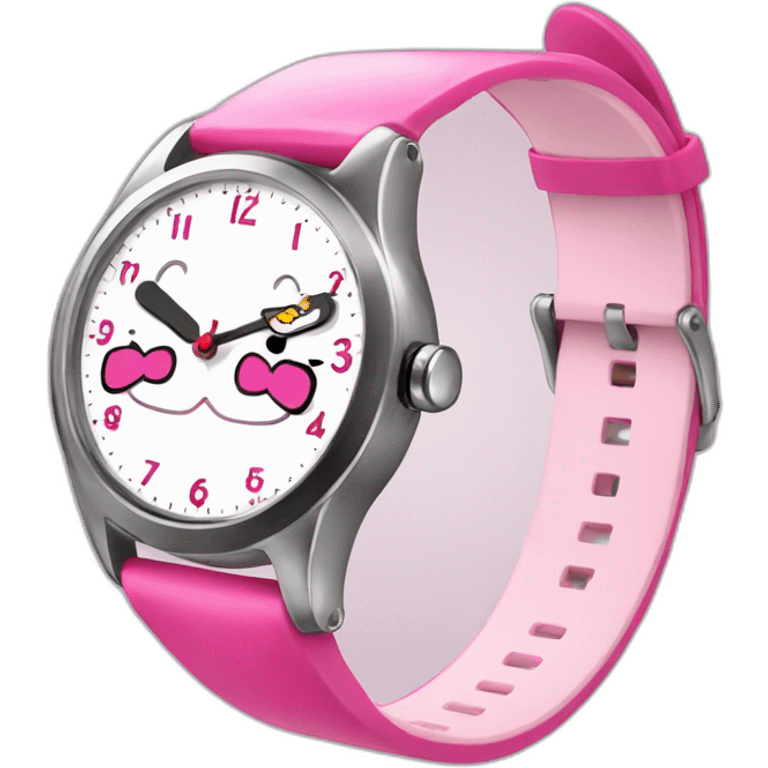 Hello kitty watch emoji