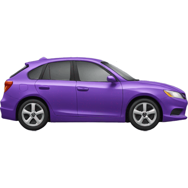 Purple car emoji