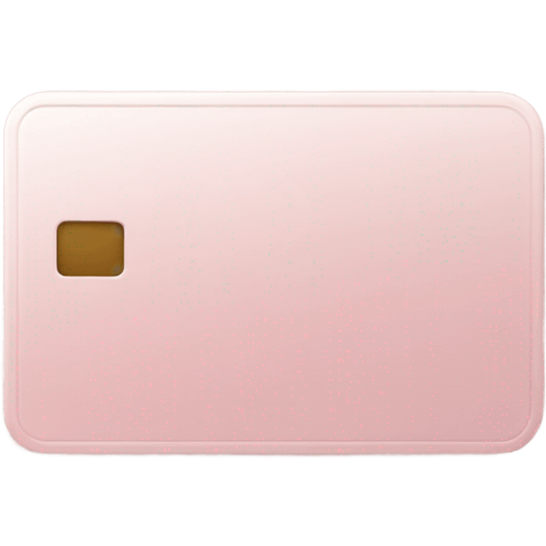 Pale Pink Bank Card emoji