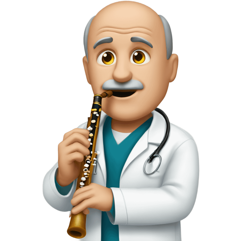 doctor phil playing the flute emoji