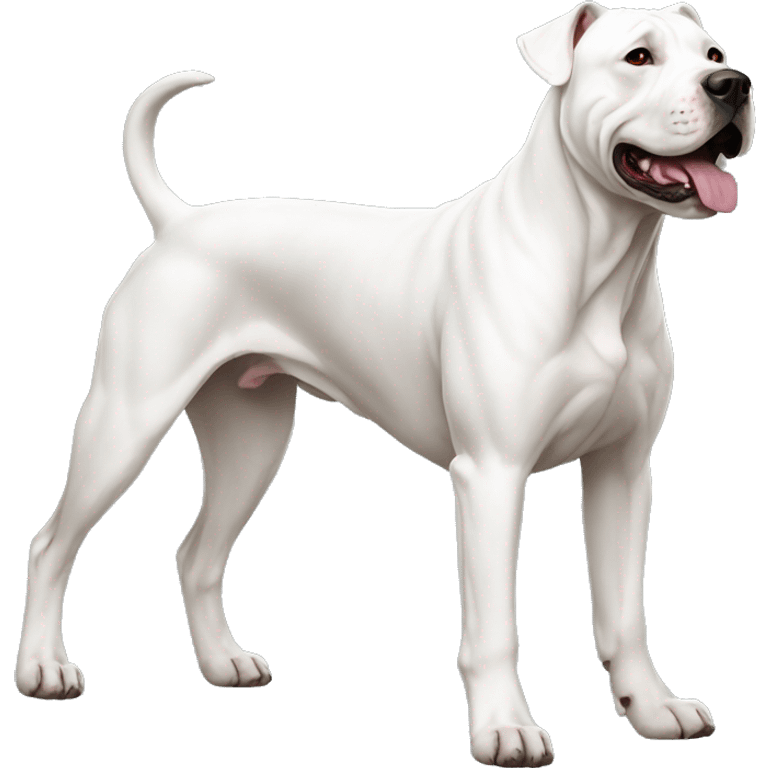 Dogo Argentino Dog Breed Full Body emoji