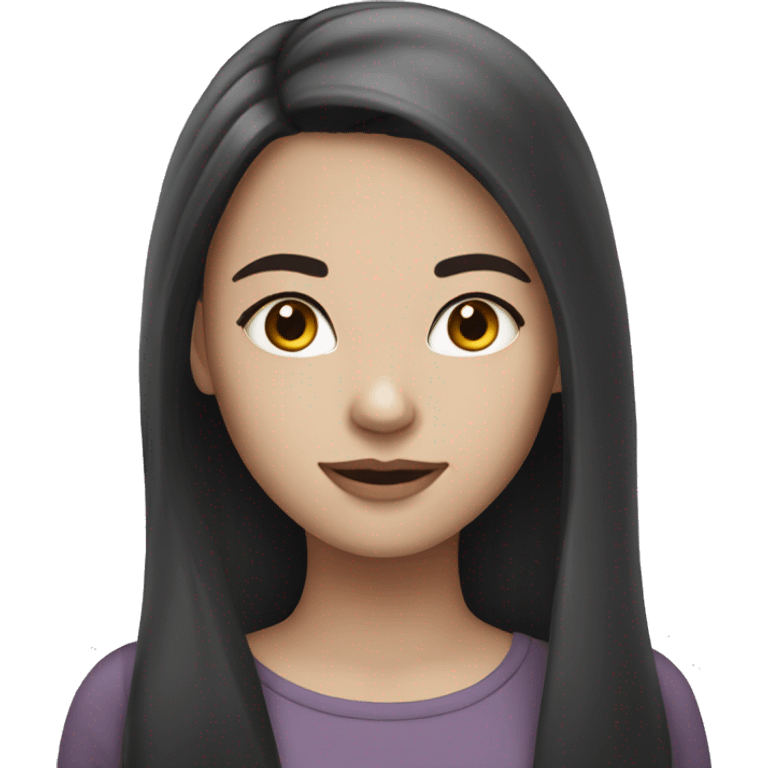 white-skinned girl with dark hair
girl dreams emoji