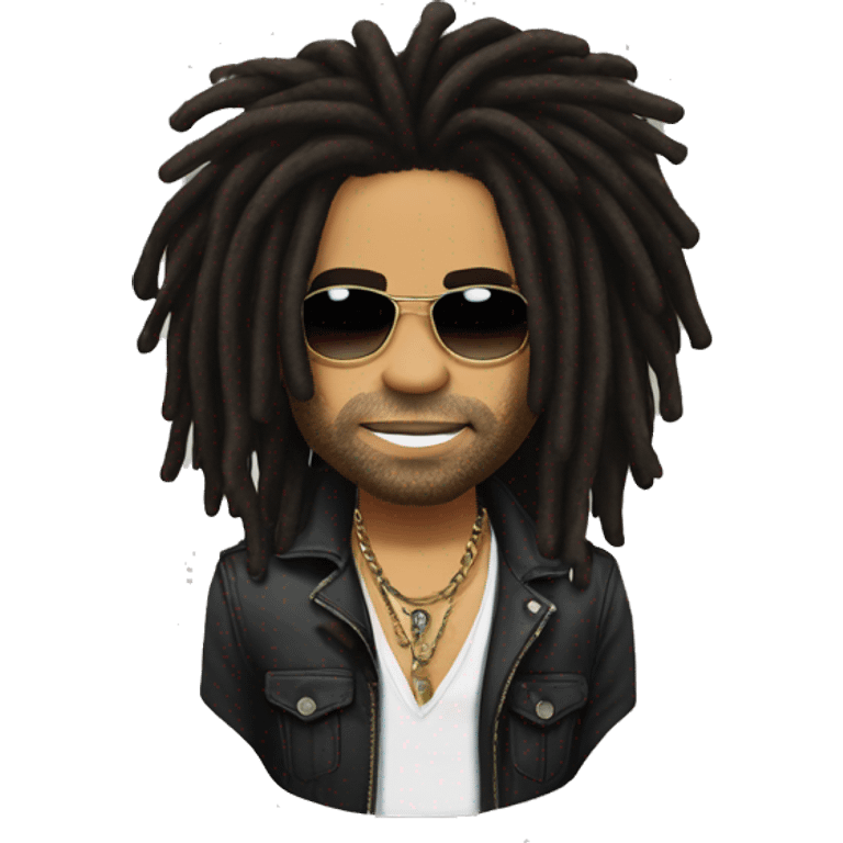 Lenny kravitz dreadlocks emoji