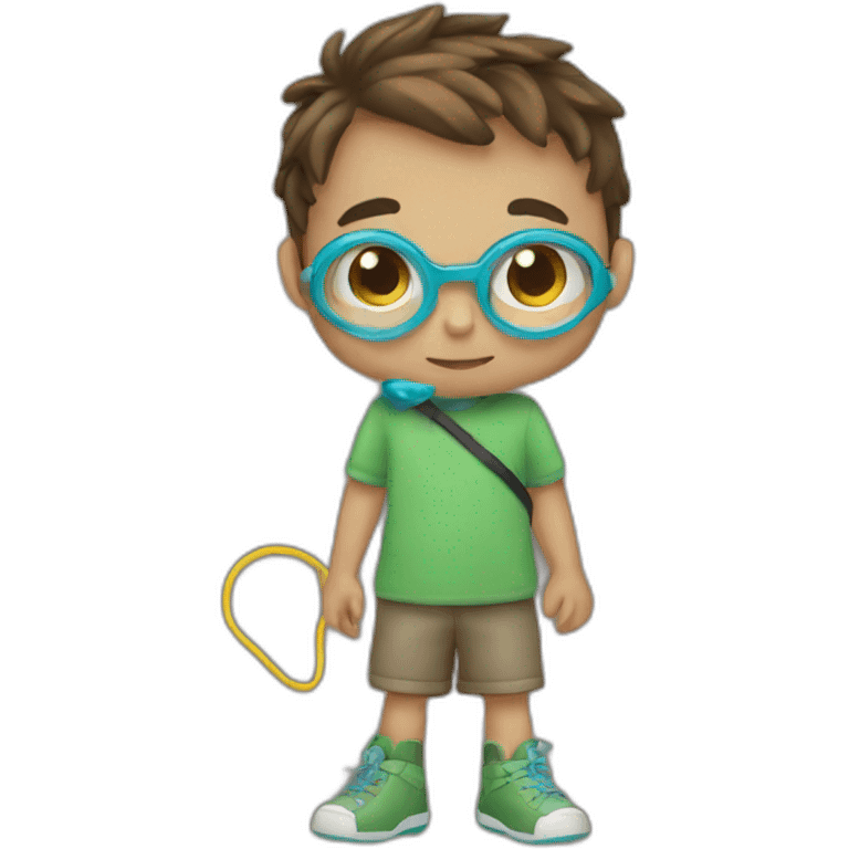 Boy with poi emoji