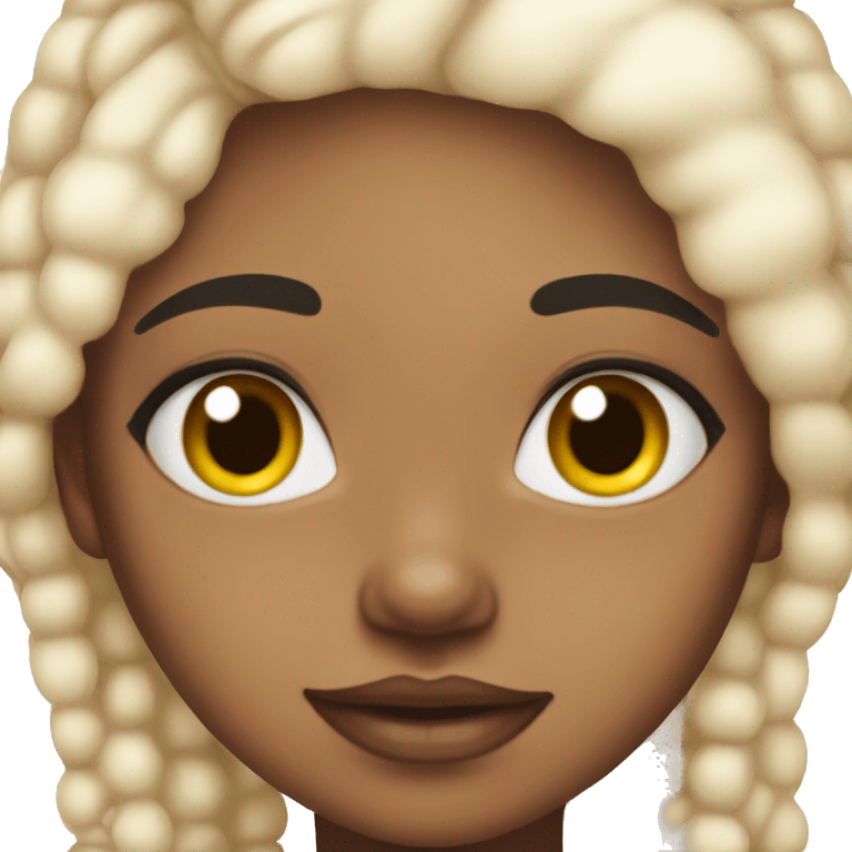 girl with vitiligo emoji