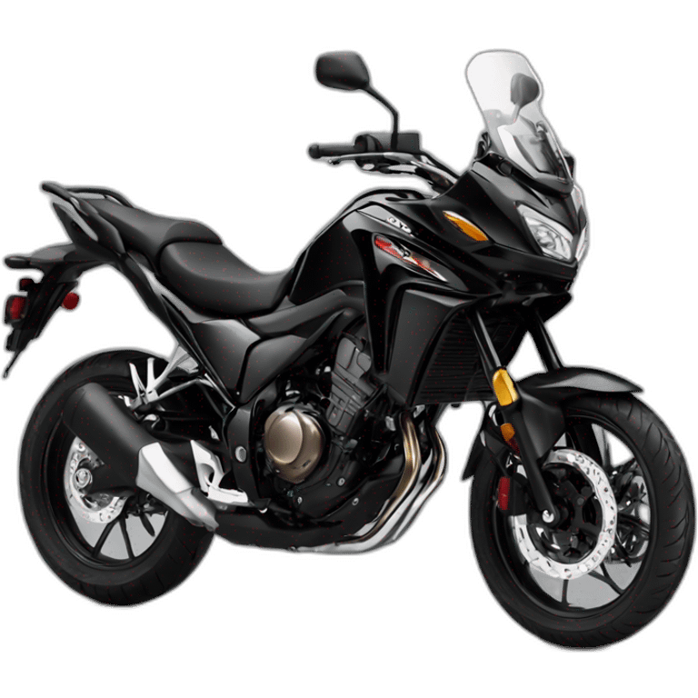 Honda cb500x color black emoji