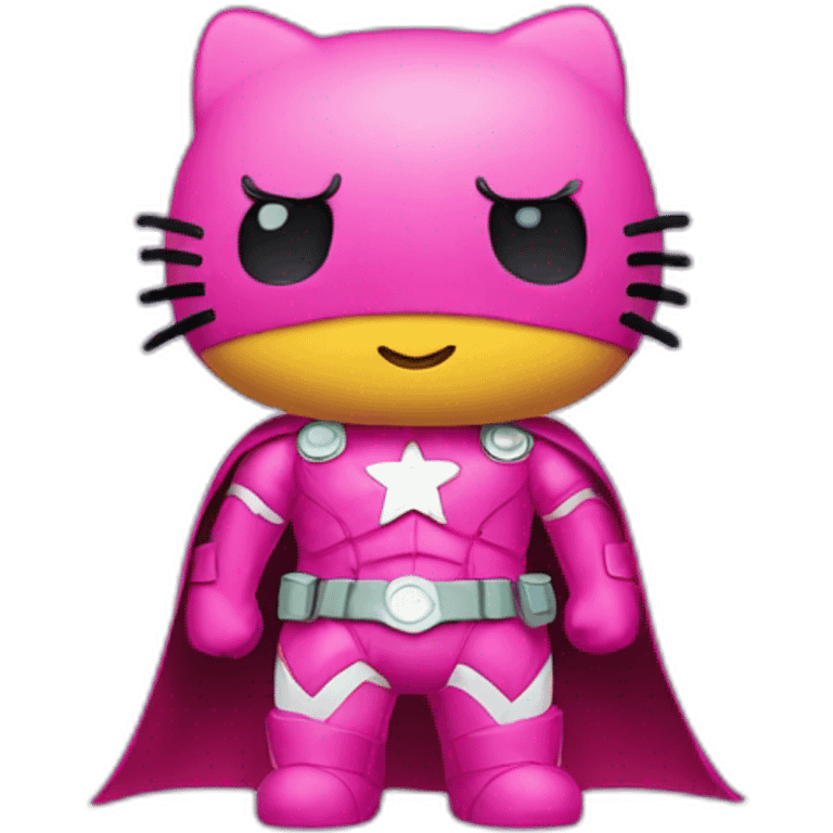 superhero hello kitty emoji