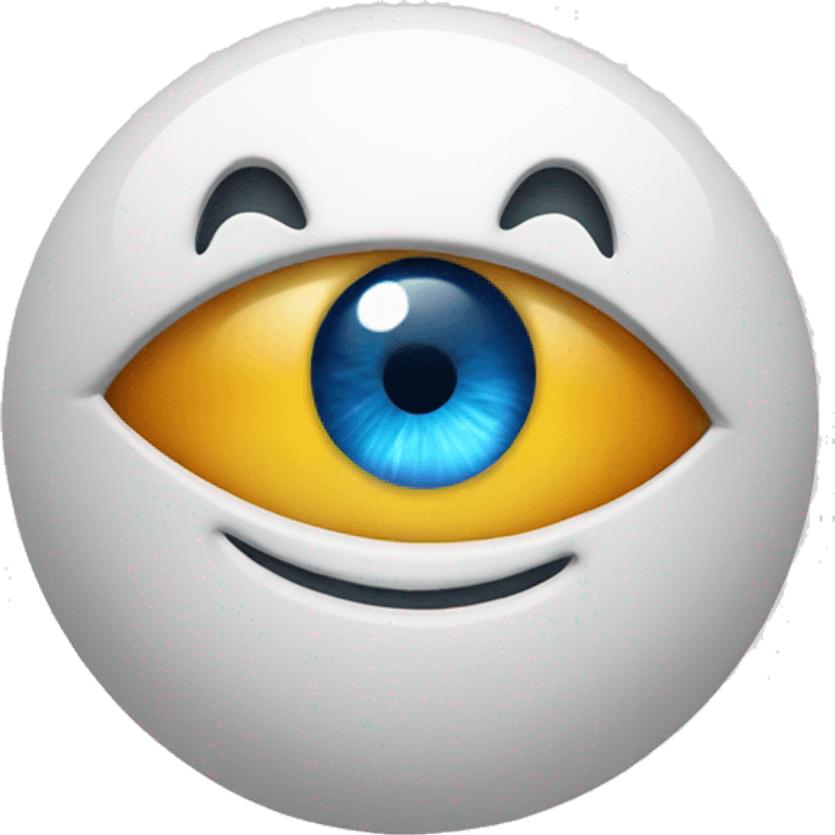 earth with a smile eye with medicine emoji