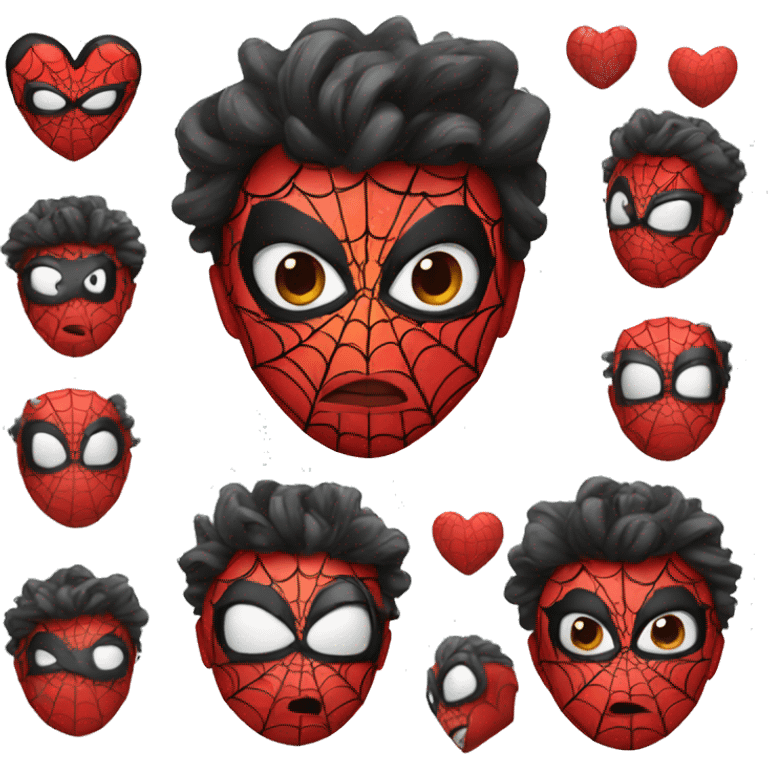 spiderman heart emoji