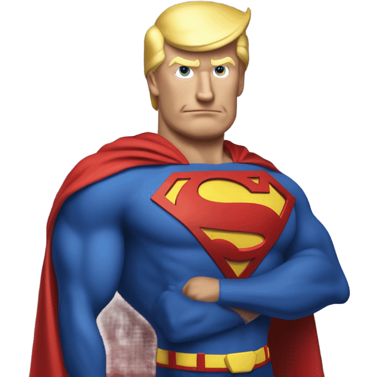 Donald Trump Superman emoji