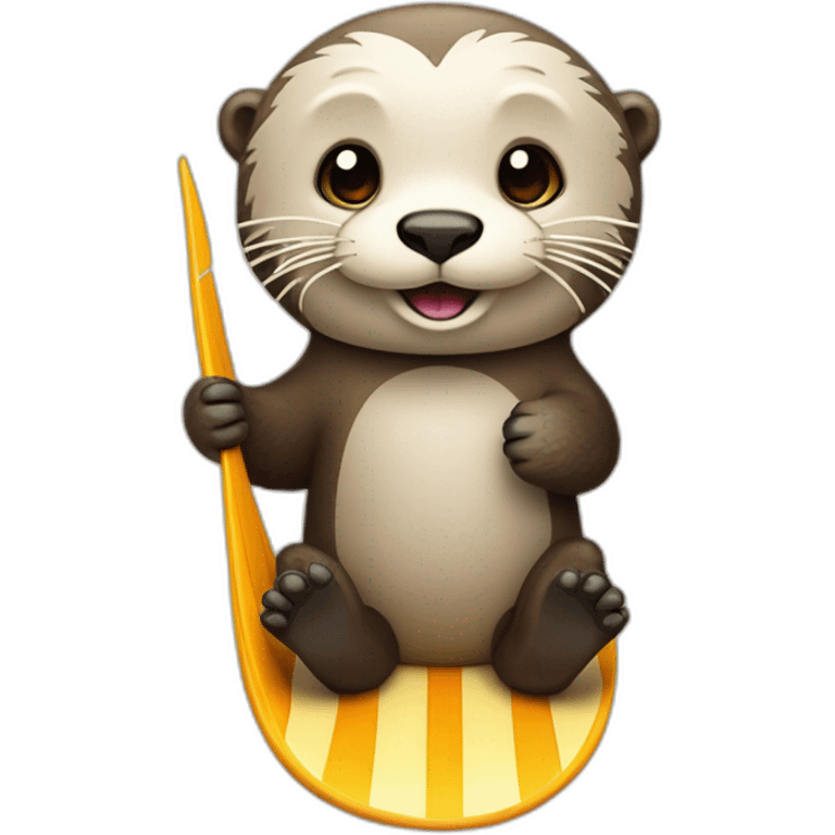 Sea-otter-on-the-surfboard emoji