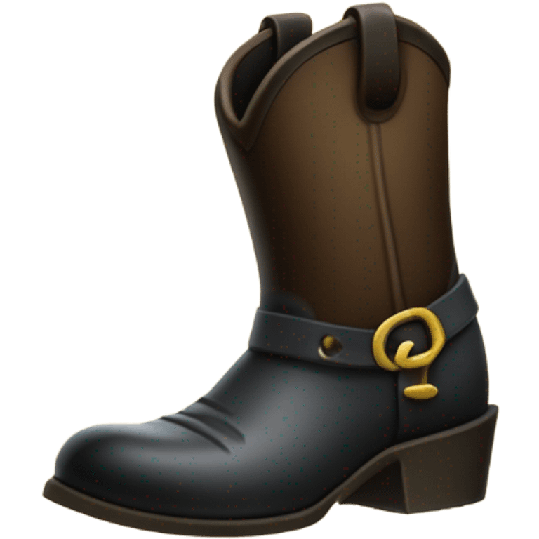 botas de cuero de vaca emoji