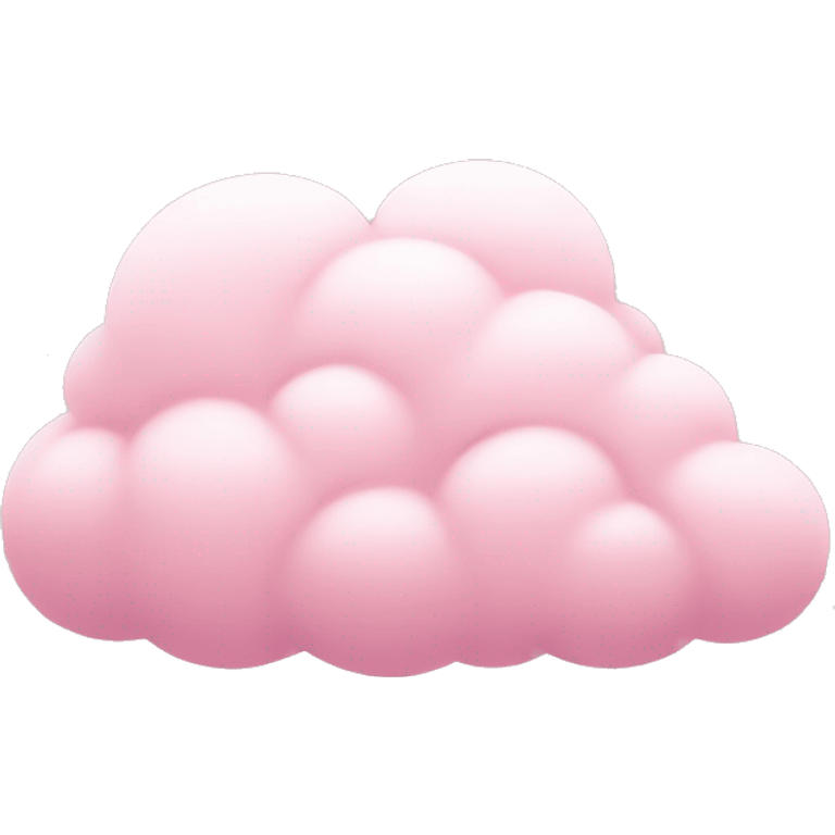 pastel pink cloud emoji