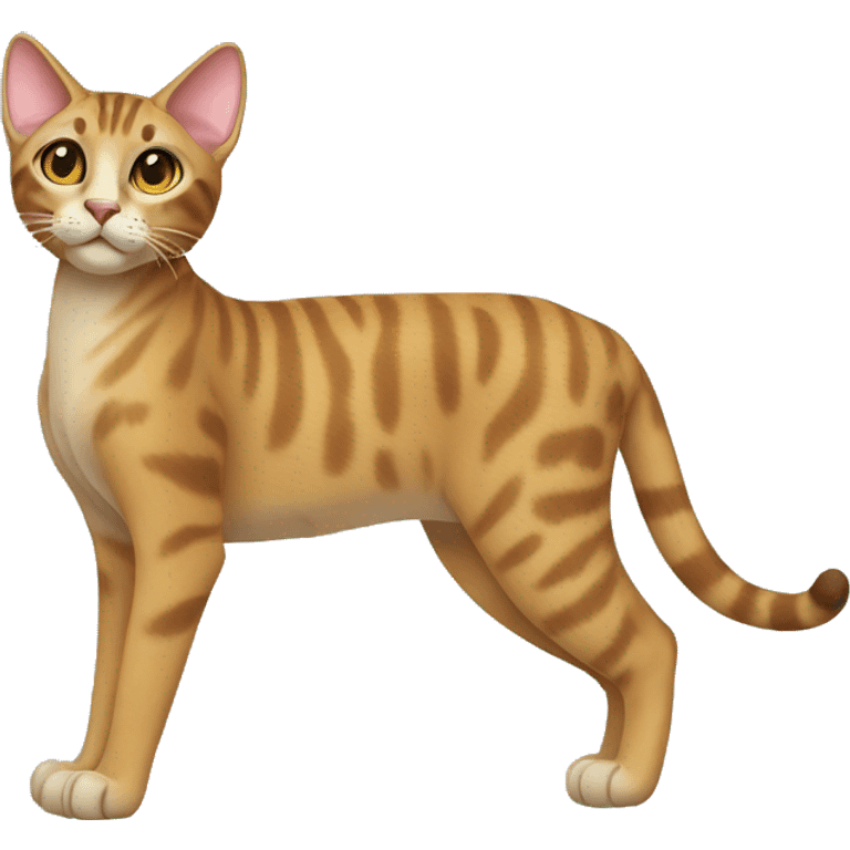 Serengeti Cat Full Body emoji