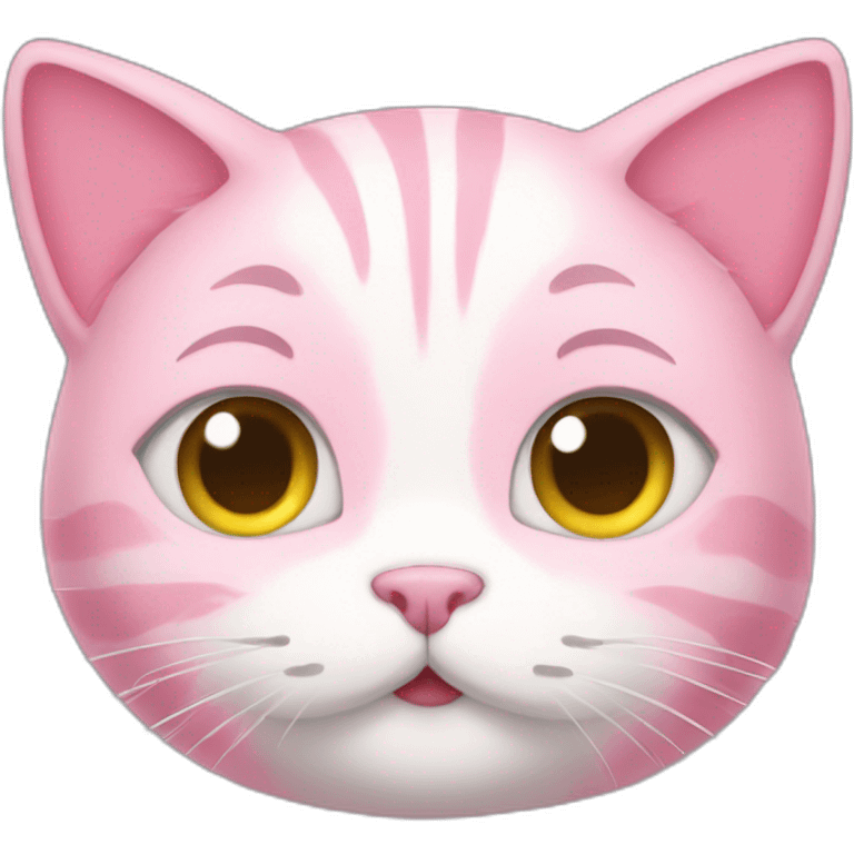 pink cat anime emoji