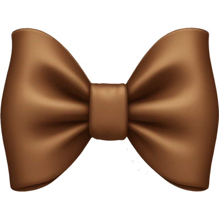 Brown bow emoji