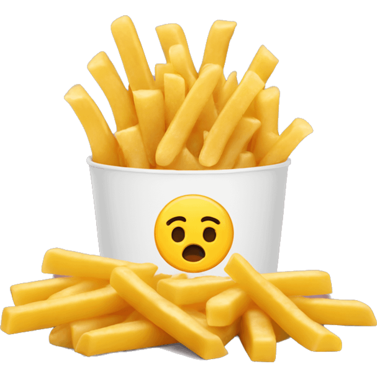 mac and cheese with fries emoji