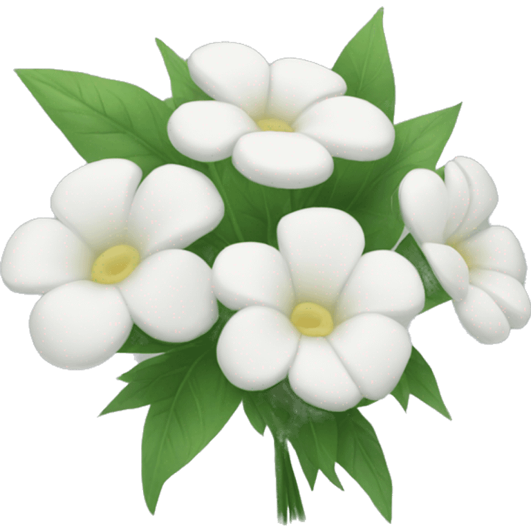 Bouquet of white flowers emoji